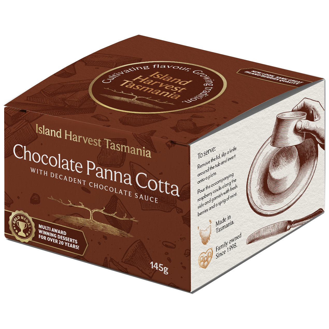 Chocolate Panna Cotta with Decadent Chocolate Sauce Chocolate Panna Cotta with Decadent Chocolate Sauce